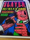 Slayer Concert Tour Poster Biohazard Machine Head 1995 2nd Print