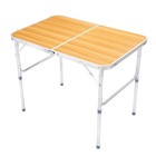Outdoor 3ft Portable Plastic Folding Table Perfect For Garden Camping Party