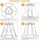 Large Lamp Shades For Table Lamps  12  X 16  X 11  Linen Lamp Shade