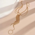 Boho Gold Anklet Chain Tassel Foot Jewelry Beach Sandal Barefoot Anklet Women
