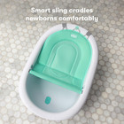 Baby 4-in-1 Grow-with-me Baby Bathtub  Baby Tub For Newborns To Toddler With Rem