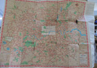 1968 London England Central Buses Route Map Guide