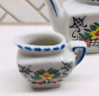 Vintage Floral 5 Piece Child s Miniature Floral Porcelain Tea Set Made In Japan