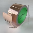 Copper Foil Tape Adhesive Double-side Conductive Emi Shielding 30m Paper Circuit