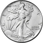 1987 American Silver Eagle - 1 Roll - Twenty 20 Bu Coins In Mint Tube