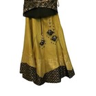 Beautiful Custom Made Lehenga Choli With Dupatta And Sharara Pants Set