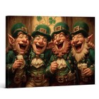 Vintage Leprechaun St  Patrick s Day Wall Art Print Irish Party Pub Picture 