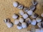 Lot Of 12 Genuine Swarovski Crystals  Bicone Beads  Rose Alabaster  6mm