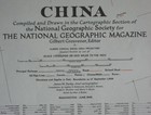 1945 Map China Korea Beijing Seoul Tibet Shanghai Taiwan Hong Kong Tianjin Hanoi