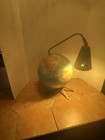 Rare 1958 Mid Century Modern 12 Inch Globe With Lamp