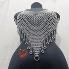 Chainmail Top Bra Metal Aluminum Jewelry Fancy Medieval Cosplay Costume  hallowe