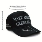 Dark Maga Hat Make America Great Again Donald Trump 2024 Baseball Cap Usa Stock