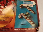 Vtg Walco Christmas Sequin Ornament Craft Kit Christmas Candy Cane Pixie   3420