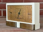 Vintage Taylor Instruments Weather Station 3 In 1 Desktop Art Deco Bakelite Mcm