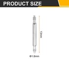 20pcs  13mm Watch Spring Bar Pins 1 8mm Diameter Stainless Steel Band Pins