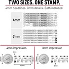 4912 Self Inking Diy 4 Line Custom Rubber Stamp Kit Personalized For Name