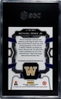 Michael Penix Jr   2024 Panini Prizm Draft Picks  Signing Day Auto Red Sgc 9 5