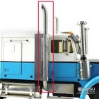 Lesu Metal Exhaust Pipe Chimney Diy For Tamiya 1 14 Rc Trailer Tractor Truck Car