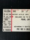 Pearl Jam Ticket Stub Key Arena Seattle Center Wa Dec 6  2013 Rock Music Concert