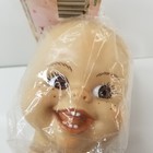 Syndee   s Crafts Vintage Vinyl Heirloom Doll Head Tammy Brown Eyes 32002 Medium 