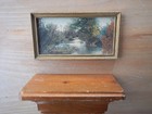 Vintage Secret Compartment   Hideaway Wood Shelf Plus Picture