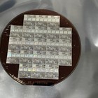 5 Inch Silicon Wafer With Huge Die And Red Backing  As Pictured