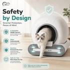 Automatic Self Cleaning Cat Litter Box Smart App Control Weight Sensors Wifi