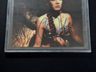 Carrie Fisher    slave Leia  Star Wars Signed Autograph Beckett Authentic