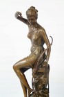 Statue Diana The Huntress Bronze Bow Sign Sculpture Marble Female Decor Lady Art