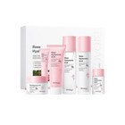 Rose   Hyaluronic Acid Skin Care Set Facial Care Cleanser Toner Lotion Cream