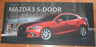 Mazda 3 5 Door Soul Red  Print Poster Photo 17  X 36  Hd Paper Shipped In Tube