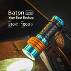 Olight Baton Turbo Edc Flashlight Rechargeable Handheld 510m Long-range Beam