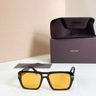 Tom Ford Tf1153 Black Frame Yellow Lens Sunglasses 56 19-145
