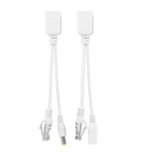 10 Pair Ip Camera Poe Rj45 Cable Power Over Ethernet Adapter Injector   Splitter