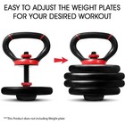 Yes4all Adjustable Kettlebell Handle Pair For Weight Plates  Dumbbell Converter