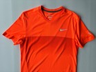 Nike Federer Rf Dubai Indian Wells 2015 Tennis Crew Shirt M Orange 677936   803