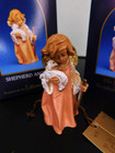 Fontanini Heirloom Nativity 5  Scale Shepherd Angel W box   Story Card --- F