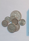 Silver Barter Bag Us Junk 90  Silver Half  Quarters Dimes   1 50 Fv 1 Troy Oz