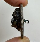 1907 Barber Half Dollar Pop-out 3d Silver Coin Brooch  - 96874