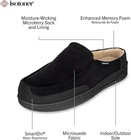 Men s Memory Foam Moccasin Slippers Warm Plush Indoor Outdoor House Shoes Gift