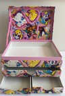 Vintage Lisa Frank Stationary Jewelry Box Hollywood Bear  Dogs  Unicorn  Cats