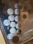 Lot Of  Silver Coins 40   Eisenhower Dollar Kennedy V Nickels 