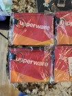 New Tupperware Small Coin Purse  Keychain Card Holder Lot Enamel Exclusive Pins