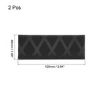 2pcs - Table Tennis Racket Grip Tape Ping Pong Paddle Overgrip Gripping Black