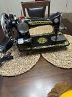 Vintage 1973 Singer Sphinx Treadle Sewing Machine Amazing Condition Works 