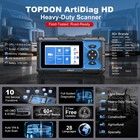 Topdon Artidiag Hd Heavy Duty Truck Full System Diagnostic Scanner Abs Oil Reset