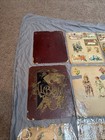 Antique Scrapbook Advertising Lot Late 1800s-early 1900s Die Cuts Humor Animals