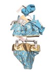 Disney Store Princess Jasmine Deluxe Swimsuit Girls 3 Peice Size Us 5 6 Aladdin 