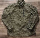 Duluth Trading Co Alaskan Hardgear Snap Button Camo Shirt Jacket Mens Medium