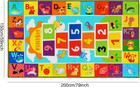 Classroom Carpet Kids Rug 59  x78 7   Abc Alphabet Animals Hopscotch Rug non-sli